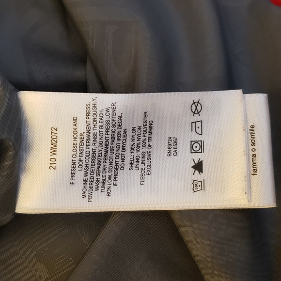 Columbia Men's Waterproof Red Gray 3/4 Zip Pullover Jacket/Windbreaker, Size L - Picture 10 of 11